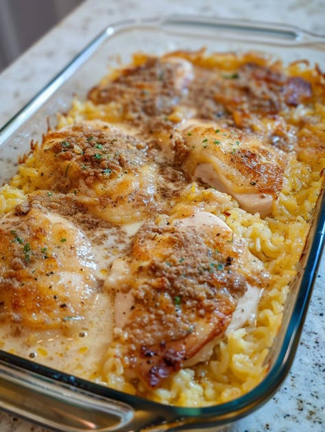 Dinner Ideas Chicken Casserole, Best Quick Recipes, Oven Chicken Recipes Easy, Best Week Night Dinners, 1 Pan Bake Meals, One Pan Chicken And Rice Dinner, Easy Chicken Dinner For 2, Minute Rice Dinner Recipes, Easy Dinner Ideas Oven