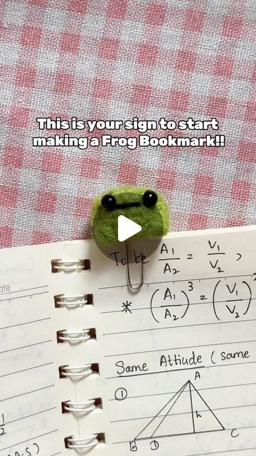 Ei Thel Mon on Instagram: "This is your sign to start making cute bookmarks🐸 YouTube:ETM’s Studio 🤍 #crochet #crochetfrog #crochetbookmark #crochettutorial #crochetidea #crochetinspo #crochetinsta" Book Mark Crochet, Cute Diy Bookmarks, Bookmarks Crochet, Crocheting Tutorial, Crochet Frog, Cute Bookmarks, Diy Bookmarks, Crochet Bookmarks, Crochet Tutorial