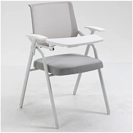 NABEIM Chair with Desk Attached Adults, Mesh Office Chair Ergonomic Desk Chair, Folding Chairs with Writing Board Meeting Student Chair Metal Frame Backrest Table Chair for Conference Room Study Table And Chair, Student Chair, Ergonomic Desk Chair, Chair Metal, Study Chair, Writing Board, Folding Desk, Ergonomic Desk, Board Meeting