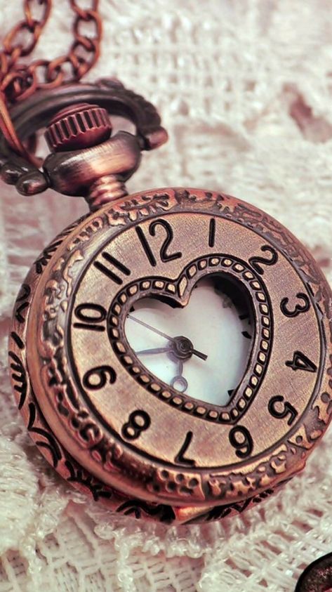 Doll Wallpapers, Heart Sky, Morning City, Jungle Music, Night Road, Old Pocket Watches, Clock Tattoo Design, Mermaid Artwork, Antique Pocket Watch