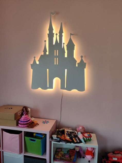 Princess Themed Bedroom Toddler, Disney Princess Bedroom Ideas Toddler, Disney Princess Themed Bedroom, Disney Princess Toddler Room, Disney Princess Bedroom Ideas, Princess Themed Room, Princess Playroom, Princess Nursery Theme, Disney Decor Bedroom