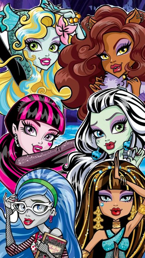 Monster High Wallpaper, High Wallpaper, Hex Girls, Arte Monster High, Moster High, Monster High Art, Halloween Monster, Ap Art, Tumblr Wallpaper