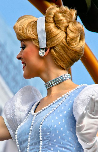 Simply perfect Cinderella Hair, Blue Dress, Cinderella, Hair, Blue, White