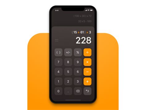 iOS Calculator Redesign Calculator Design, Mobile Mockup, App Interface Design, Daily Ui, App Interface, Mobile Ui, Interface Design, Ui Ux Design, Ux Design