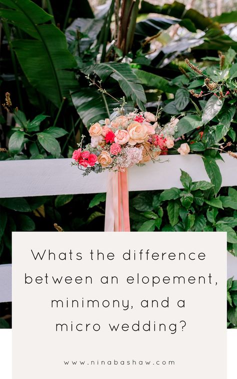 Whats the difference between an elopement, minimony, and a micro wedding? Minimony Wedding Ideas, Minimony Wedding, Hybrid Wedding, Lifestyle Headshots, Very Small Wedding, Easy Wedding Planning, Bridal Photography Poses, Commitment Ceremony, Micro Wedding