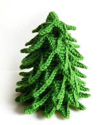 Amigurumi Christmas Tree Free Crochet Pattern - crochet.amgurum.com Christmas Tree Crochet Pattern Free, Christmas Tree Knitting, Crochet Trees, Crochet Christmas Trees Free, Amigurumi Christmas Tree, Xmas Crochet, Crochet Christmas Trees Pattern, Fabric Basket Tutorial, Christmas Craft Show