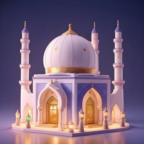 3d Mosque, Mosque Building, Background Png Images, Building Background, Mosque Design, Photography Movies, Technology Background, Background Png, Lights Background