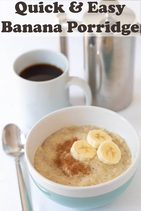 Banana Porridge Recipes, Slow Cooker Oatmeal Recipes, Morning Meal Prep, Breakfast Meal Prep Healthy, Banana Porridge, Crockpot Oatmeal, Slow Cooker Oatmeal, Clean Breakfast, Clean Eating Vegetarian