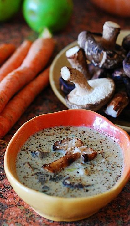 Shiitake Recipes, Shiitake Mushroom Soup, Best Mushroom Soup, Thanksgiving Soups, Holiday Soups, Wild Mushroom Soup, Gluten Free Thanksgiving Recipes, Cream Of Potato Soup, Creamy Mushroom Soup