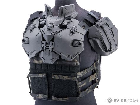 Black Tactical Gear, Tactical Suit, Tactical Armor, Armor Vest, Futuristic Armour, Armor Plate, Military Gear Tactical, Tac Gear, Tactical Gear Loadout