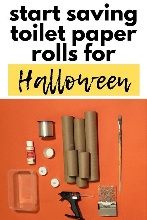 toilet paper crafts Halloween Kids Activities, Halloween Toilet Paper Roll Crafts, Monster Party Favors, Flower Making Crafts, Decorate For Halloween, Kids Toilet, Paper Bat, Halloween Craft Projects, How To Make Decorations