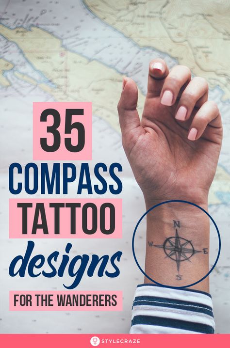 35 Trendy Meaningful Compass Tattoo Designs For Tattoo Lovers – 2019 True North Tattoo, Vintage Compass Tattoo, Compas Tattoo, Feminine Compass Tattoo, Small Compass Tattoo, Simple Compass Tattoo, Compass Tattoo Men, Simple Compass