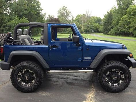 2010 Jeep Wrangler Rubicon Sport Utility 2-Door 3.8L, image 2 Jeep Wrangler Sport 2 Door, Two Door Jeep, Jeep Wrangler 2 Door, Wrangler 2 Door, Super Grover, Blue Jeep Wrangler, 2 Door Jeep, Piqua Ohio, Two Door Jeep Wrangler