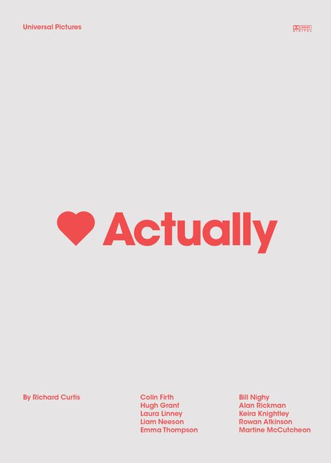 Day 139 of 365 – Love Actually. #amovieposteraday - A Movie Poster A Day Love Actually Movie Poster, Love Actually Poster, Cuadros Living, Love Actually Movie, Dorm Prints, Richard Curtis, Christmas Package, Laura Linney, Movie Wall