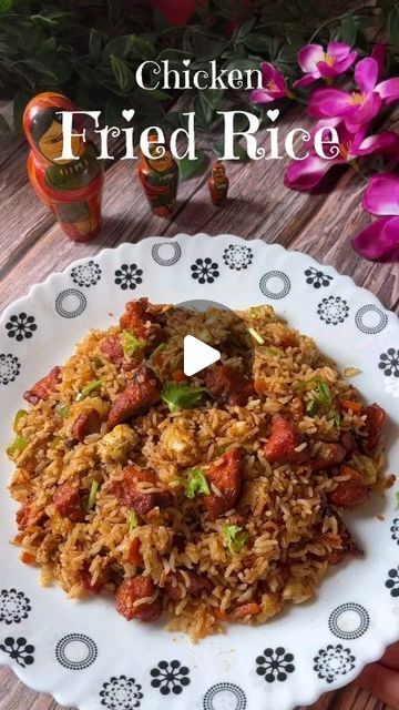 Tasty Indian Recipez on Instagram: "Chicken Fried Rice 😋

#chickenfriedrice
#friedrice
#chicken" Egg Rice Recipes, Fried Rice Recipe Chicken, Rice Recipes Indian, Egg Rice Recipe, Masala Rice, Egg Masala, Food Egg, Egg Rice, Chicken Fried Rice Recipe