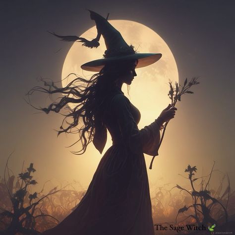 🌕 𝐖𝐢𝐭𝐜𝐡𝐞𝐬 𝐌𝐨𝐨𝐧 ☁︎︎ ✩ ☾ #halloween #october #witchesmoon #moonphases #moonwitch #magic #pagan Moon Witch Art, Pagan Halloween, Moon Halloween, Witch Coven, Ghost Witch, Halloween Moon, Moon Witch, Harvest Time, Witch Art