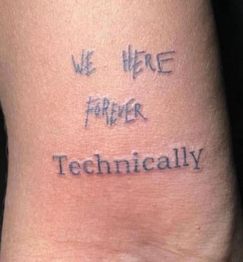 We Here Forever Technically Tattoo, Lil Uzi Tattoo Ideas, Lil Uzi Vert Tattoos Ideas, Steve Lacy Tattoo Ideas, Steve Lacy Tattoo, Kanye West Tattoo Ideas, Lil Uzi Vert Tattoos, Kanye Tattoo, Tattoo Ideas Small Meaningful