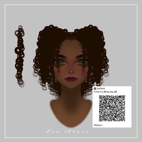 Ibis Paint Brushes Curly Hair, Ibis Paint X Curly Hair Brush, Natural Hair Brush Ibis Paint, Curly Hair Codes Ibis Paint, Ibispaintx Hair Brush, Ibis Paint X Curly Hair Qr Code, Ibispaintx Brushes Curly Hair, Curly Hair Pen Ibis Paint, Ibis Paint X Brushes Qr Code Curly Hair