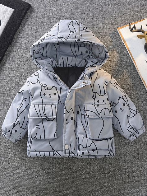 Kids Parka, Girls Fur Coat, Boys Winter Coats, Boys Cartoon, Kids Sportswear, Girls Fur, Clothes Winter, Boy Quilts