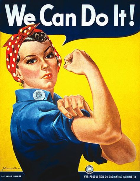 50 Powerful Examples Of Visual Propoganda And The Meanings Behind Them – Design School Rosie The Riveter Poster, Wwii Posters, Rosie The Riveter, Womens History Month, Propaganda Posters, Pearl Harbor, We Can Do It, Dragon Age, Breaking Bad