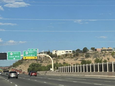 Leaving Albuquerque on I-40, heading West. Had spent the night in Albuquerque at the Econo Lodge. Albuquerque Aesthetic, Albuquerque News, Historic Route 66, Visit Santa, Albuquerque New Mexico, Land Of Enchantment, Mexico Travel, Route 66, Y2k Aesthetic