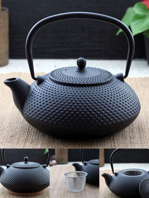 [Visit to Buy] Free shipping hot sale new style cast iron teapot, good quality 300ml / 0.3l  Pot Japanese Iron Teapot Kongfu Tea Pot #Advertisement Black Kettle, Simple Recipe Ideas, China Pot, Cast Iron Kettle, Cast Iron Teapot, Iron Teapot, Teapot Design, Cast Iron Tea Pot, Object Photography