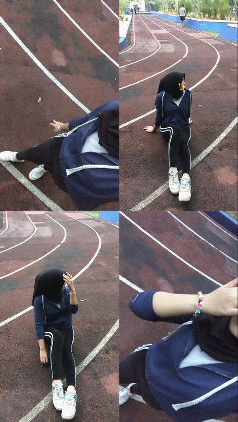 Outfit Jogging Hijab, Jogging Outfit Running, Ootd Sport, Sports Hijab, Jogging Outfit, Outfit Hijab, Womens Workout Outfits, Workout Outfit, Sporty Outfits