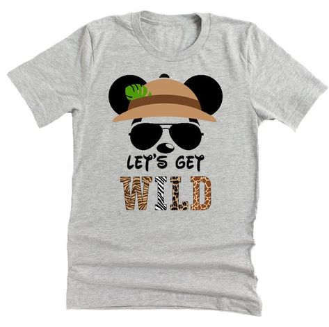 PRICES MAY VARY. Cotton Blend Made in USA Pull On closure Machine Wash Introducing the Disney Mickey and Minnie "Let's Get Wild" Animal Kingdom Shirt, paired with a matching hat for the perfect safari-inspired ensemble. Featuring the beloved Disney duo, Mickey and Minnie, this shirt showcases a vibrant safari print that captures the essence of Animal Kingdom. Crafted from breathable fabric, it offers both comfort and style, making it suitable for theme park adventures and everyday wear. Embrace Disney Shirts Boys, Boy Disney Shirts, Animal Kingdom Outfit, Animal Kingdom Safari, Animal Kingdom Shirt, Animal Kingdom Shirts, Disney Mickey And Minnie, Safari Shirt, Safari Print