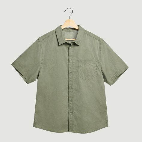 Green linen shirt mockup men's apparel | premium image by rawpixel.com / Chanikarn Thongsupa T-shirt Photography, Green Linen Shirt, Png Clothes, Shirt Linen, Basic Wear, Linen Shirt Men, Clothing Mockup, T Shirt Mockup, Tee Shirt Designs