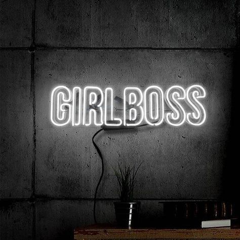 Girl Boss Inspiration, Neon Quotes, Manifestation Miracle, Neon Art, Manifestation Affirmations, Room Aesthetic, Lighted Signs, Boss Babe, Neon Lighting