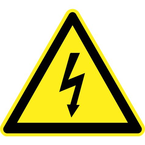 Electrical Hazard Sign, Hazard Sign, Warning Sign, Black And Yellow, Arizona Logo, Warning Signs, Train Station, Vector Images, Vector Illustration