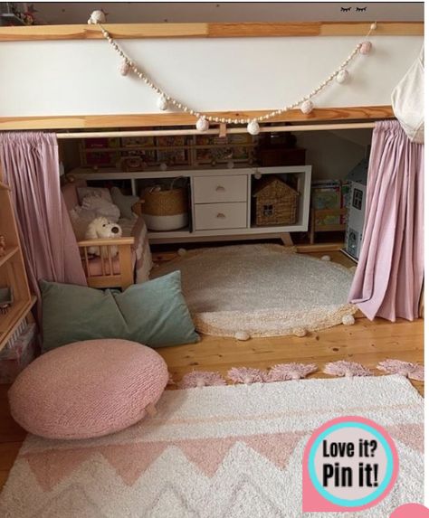 Loft Bed Ideas, Shared Boys Rooms, Ikea Kura Bed, Kura Bed, Ikea Kura, Toddler Bedroom Girl, Nursery Style, Kids Bedroom Inspiration, Twin Bedroom