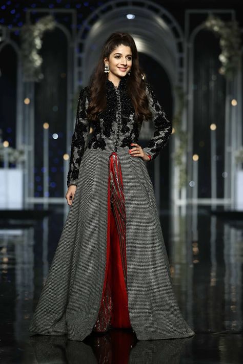 Fascinating Fashion: HSY : The King of Couture Bridal Collection at PHB... Hsy Bridal Collection, Hsy Bridal, Mughal Princess, Reham Khan, Wedding Gathering, Bridal Couture Week, Articles Of Clothing, Long Kurti Designs, Long Kurti