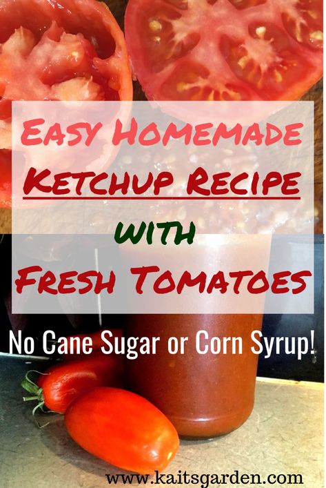 Diy Ketchup, Sugar Free Ketchup Recipe, Tomato Sauce From Fresh Tomatoes, Recipe With Fresh Tomatoes, Sauce From Fresh Tomatoes, Store Tomatoes, Tomato Ketchup Recipe, Make Tomato Sauce, How To Make Tomato Sauce