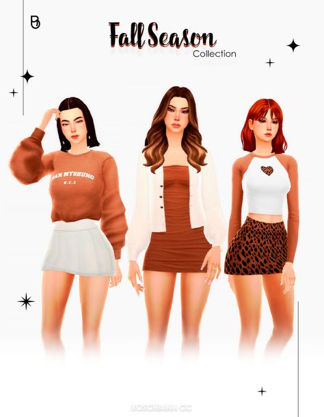 FALL SEASON 🍂🍁 | Patreon Sims 4 Seasons, Ts4 Clothes, Sims Download, Cc Sims4, Cc Folder, Sims Packs, The Sims 4 Packs, Sims 4 Mm Cc, Sims 4 Expansions