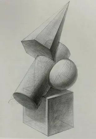 Form In Art, Foto Muro Collage, Geometric Shapes Drawing, Shapes Drawing, 3d Geometric Shapes, Shadow Drawing, Perspective Drawing Architecture, Perspective Drawing Lessons, Academic Drawing