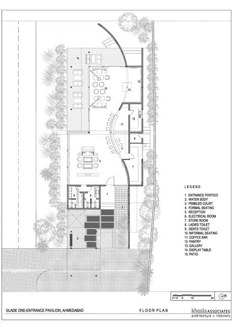 Visitors Entrance Pavilion at Glade One / Khosla Associates Entrance Pavilion, Khosla Associates, Arch Architecture, Architecture Graphics, Layout Architecture, Entrance Design, Architecture Design Concept, Museum Architecture, Architecture Illustration