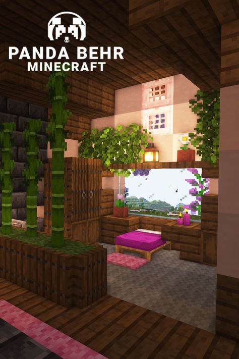 Minecraft Interior Design | Minecraft Cherry House | Minecraft Survival House | Minecraft Building Ideas | Minecraft Let's Play | Minecraft Vanilla Build | Minecraft Survival Build #minecraft #minecrafter #build #minecraftbuild #builder #design #starterhouse #minecraftideas #minecraftaesthetic #minecraftbuilding #minecraftsurvival #shaders Minecraft House Decor Ideas Bedroom, Minecraft Vanilla Interior, Inside Minecraft Houses Ideas Bedroom, Big Minecraft Bedroom Ideas, Interior Design Minecraft Bedroom, Minecraft Houses Inside Interior Design, Minecraft House Interior Ideas Bedroom, Minecraft Building Ideas Vanilla, Minecraft Vanilla Ideas