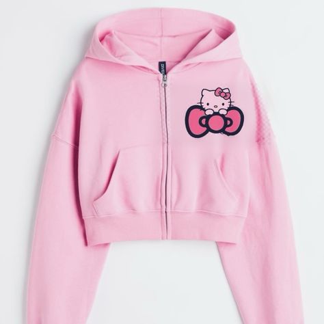 Hello Kitty Sweater Available In Small , Medium And Large . Zipper Sweater . Hello Kitty Womens Clothes, Nike Hello Kitty Sweater, Cute Hello Kitty Clothes, Cutecore Sweater, Pink Things To Buy, Trendy Things To Buy, Hello Kitty Things To Buy, Hello Kitty Ropa, Hello Kitty Birthday Outfit