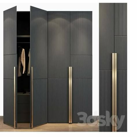 Wardrobe Exterior Design, Modern Bedroom Cupboards, Door Design Exterior, Cupboards Ideas, Wardrobe Shutter Design, Wooden Door Ideas, Wall Wardrobe Design, Wardrobe Interior, Bedroom Cupboards