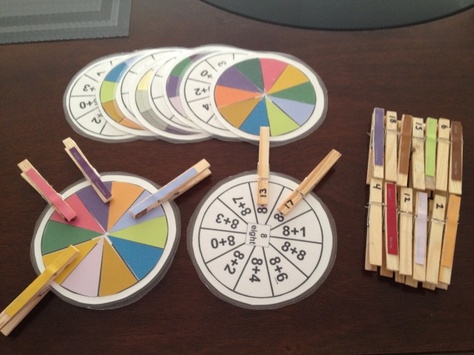 Love this. Self-checking Addition Pies for kids. When answer is correct, the color should match when they flip over the pie. Math Work, Math Addition, Math Workshop, Busy Bags, Homeschool Math, First Grade Math, Math Facts, Numeracy, 1st Grade Math