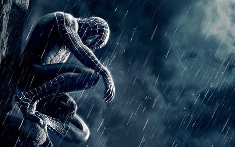 Black Spiderman Iphone HD Wallpaper. Spiderman 3 Wallpaper, Superhero Wallpaper Hd, Spider Man Black Suit, Spiderman Wallpapers, Spiderman Noir, Wallpaper Backgrounds Cartoon, Wallpaper Spiderman, Backgrounds Cartoon, Art Spiderman