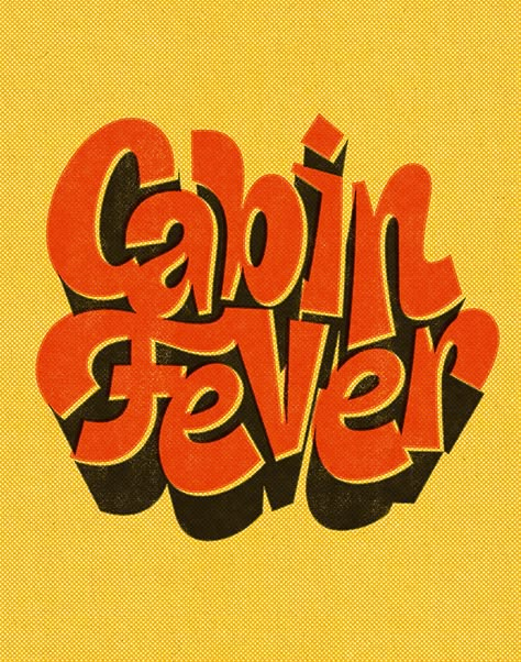 Cabin Fever Typography by Thom Niessink Old Style Font, Retro Lettering, Retro Logo Design, Design Alphabet, Typography Ideas, Typography Artwork, Vintage Logos, Typography Designs, Type Inspiration