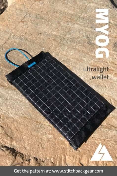 Myog Ultralight, Diy Wallet Pattern Free, Sewing Canvas, Camp Diy, Long Distance Hiking, Back Packing, Wallet Sewing Pattern, Apocalypse Gear, Outdoor Kit