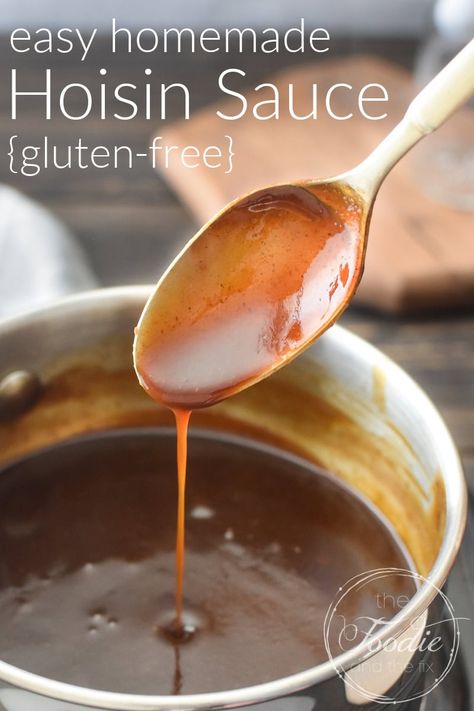 This easy gluten-free hoisin sauce recipe is super versatile and comes together in minutes! #21dayfix #weightwatchers #chinesecooking #vietnamesecooking #glutenfree #dairyfree #vegan #vegetarian Hoisin Sauce Recipes, Gluten Free Hoisin Sauce, Hoisin Sauce Recipe, Portion Fix Recipes, The Loopy Whisk, Loopy Whisk, Dairy And Gluten Free Recipes, Gluten Free Chinese, Food Change