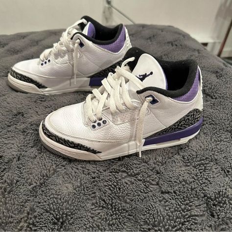 Jordan 3 retro dark iris big kids size 5.5 Jordan 3 Retro, Jordan 3, Big Kids, Jordan