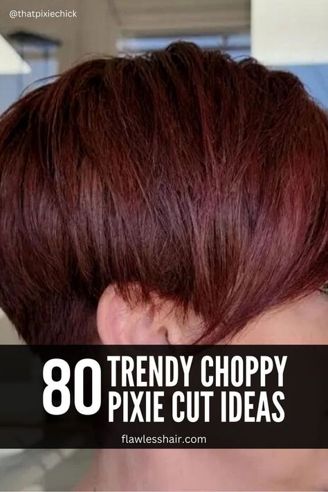 Trendy choppy pixie cut ideas - Bold and edgy short hairstyles with a touch of messiness. Try the shag pixie cut or choppy hair for a trendy look. #ChoppyPixieCut #MessyPixieHairstyles #ShagPixieCut #ShortChoppyHair #EdgyHairstyles Messy Pixie Bob, Shag Pixie Cut, Easy Hairstyles With Weave, Back To School Hairstyles Braids, School Hairstyles Braids, Shag Pixie, Short Hair Braid Styles, Short Bob Haircuts For Women, Ladies Short Hair