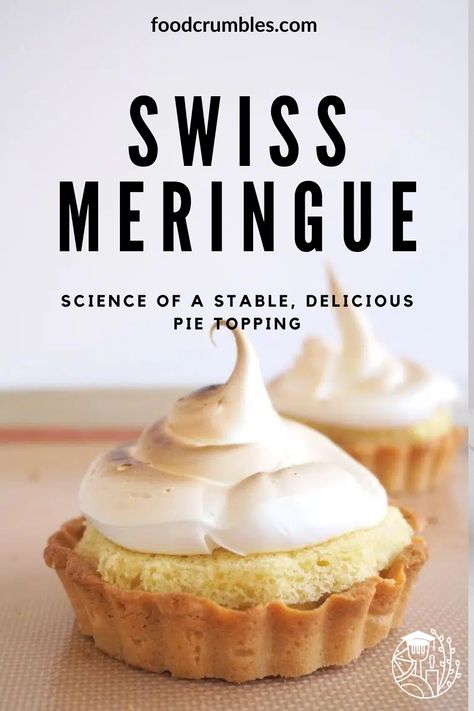 Meringue Topping For Pies, Meringue Pie Topping, Swiss Desserts, Catering Dishes, Swiss Merengue, Pie Topping, French Meringue, Baked Meringue, Meringue Desserts