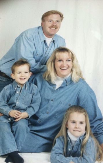 family genes 90s Denim Family Photos, Awkward Family Photos Denim, 80s Family Photoshoot, 80s Family Photos, 90s Family Photoshoot, 90s Family Photos, Denim Family Photoshoot, Jcpenney Photoshoot, Jcpenny Photos