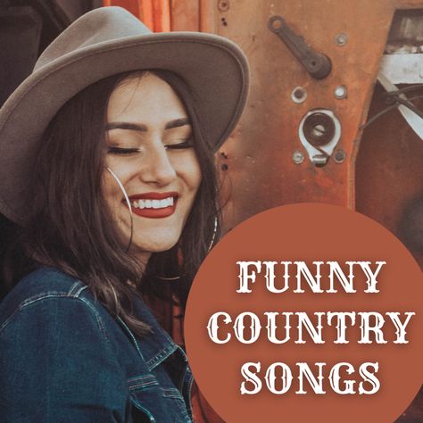 Make a playlist of funny country songs that will tickle your funny bone Country Songs To Post Yourself, Funny Love Songs, Country Songs List, Country Songs That Remind Me Of Him, Country Love Songs Playlist, Make A Playlist, How Many Country Songs Do You Know Videos, Cowboy Song, Song Lists